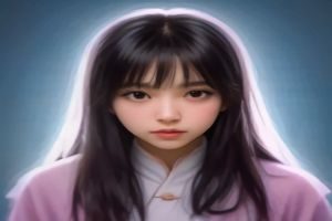 AI动漫网站对线稿自动上色完成后效果，色彩鲜艳、阴影自然、日系动漫画风完整